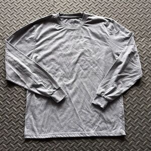 Men's Gray Long Sleeve Shirt